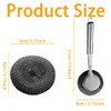 8 PCS Stainless Steel Scrubber Metal Sponge Pads Steel Wool
