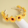NYRWFQXG Sunflower Headbands Sunflower Crown Headband for Women Girls Festival