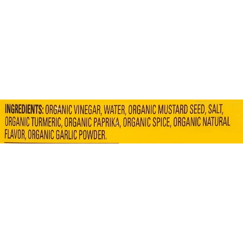 French's True Organics Classic Yellow Mustard, 12 oz
