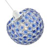 Modern Round Globe Easy Fit Pendant Shade with Small Midnight
