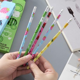 CHUANGOU Pack of 48 HB Pencils, Graphite Pencil, Non-Slip with Eraser