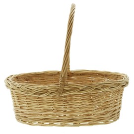 Basket "Natural White" Medium Shopping Basket, Ironing Basket