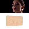Makeup Practice Face Board 3D Silicone Makeup Eyes Closed Mannequin