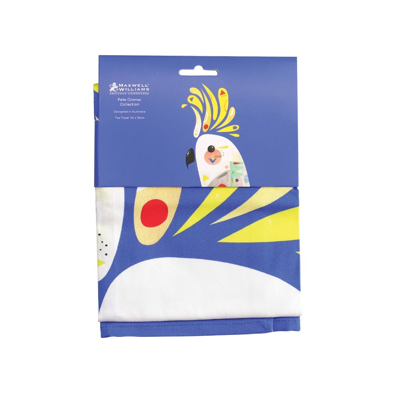 Maxwell & Williams Pete Cromer GX0026 Bird Tea Towel Budgie