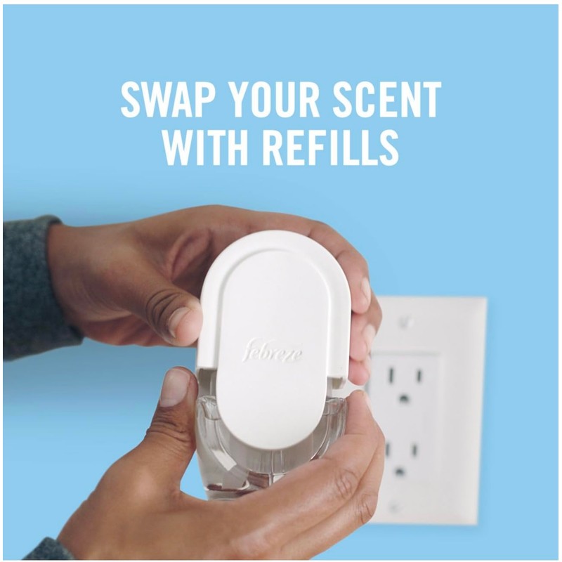 Febreze Plug in Air Fresheners, Mediterranean Lavender, + April Downy,
