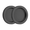 uxcell 2PCS Round Shower Glass Sliding Door Handles, 0.2" Aluminum