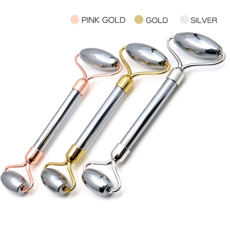 GOLD STONE Terahertz Ore Face Roller for Facial Beauty Small