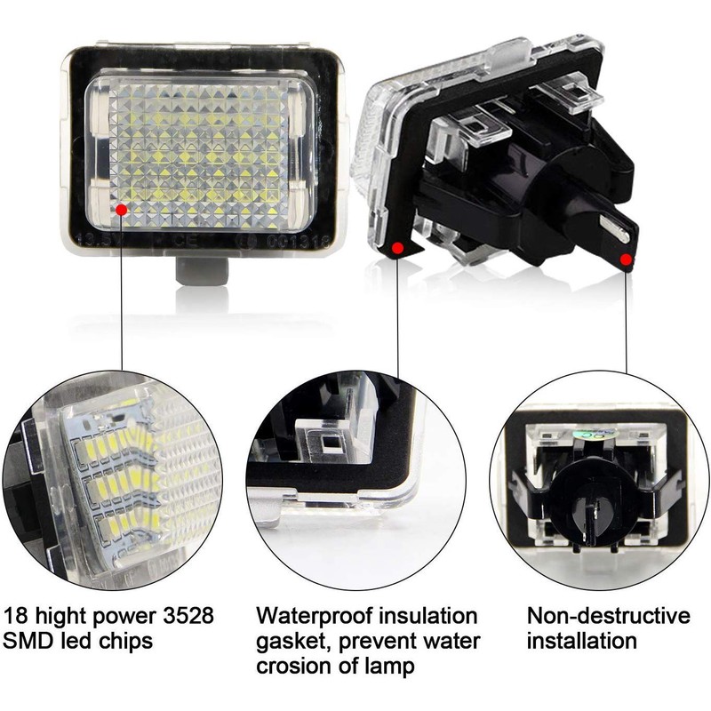 Win Power Licence Plate Lighting, Pack of 2