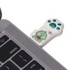 Flash Drive Green Dinosaur Pattern Cat Paw Shape USB2.0 Memory