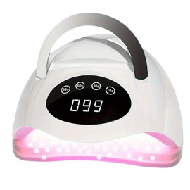 Gel Nail Light, Nail Light, 3 Seconds Quick Drying, 72 LEDs, Gentle White Light, LED + UV Light, Low Heat Mode, Touch Panel, Automatic Sensor, Smartphone Stand Included, Both Hands and Legs, Removable