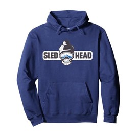 Sled Head Hoodie - Distressed Pullover Hoodie