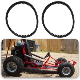 Be In Your Mind 3Pcs Go Kart Drive Belt ATV Drive Belt Engine Clutch Belt Circumference 27.4" Width 3/4" Compatible with Manco 5959 Compatible with Comet 203589 Black