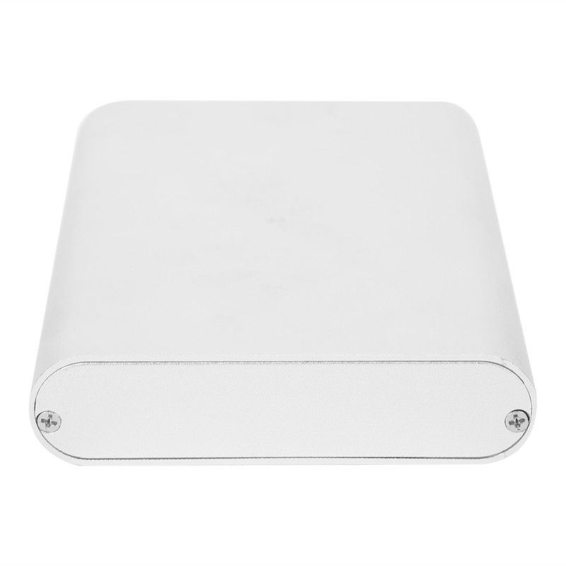Aluminum Project Box Integrated Matte Silver Electronic Enclosure Case DIY