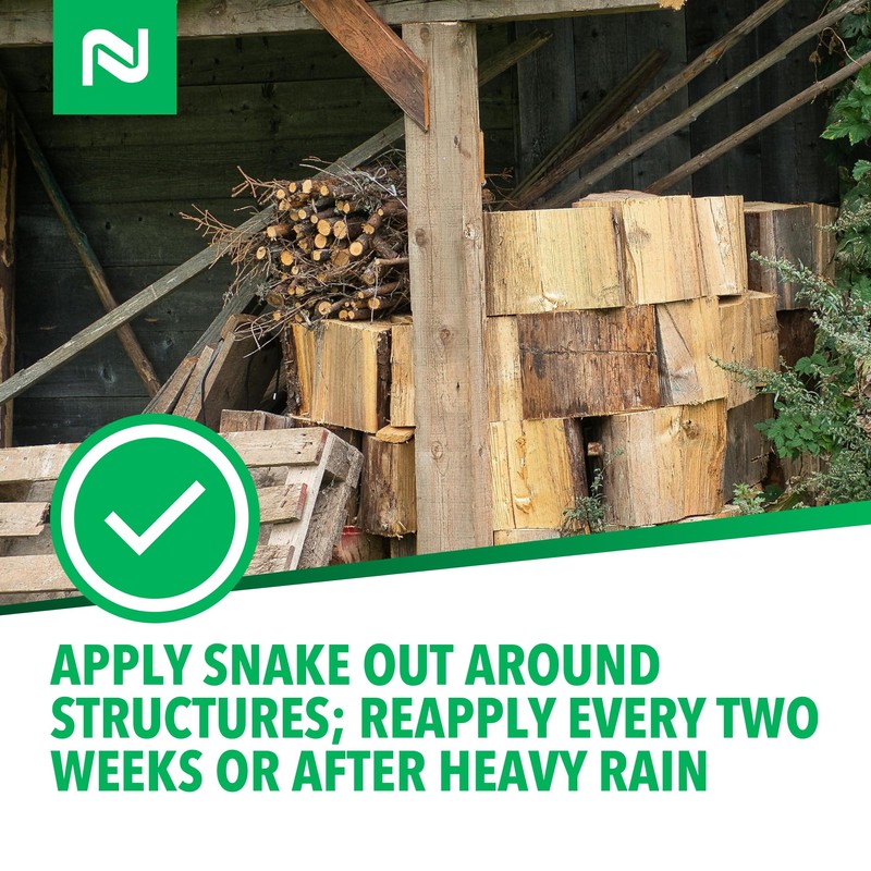 Nisus Snake Out Snake Repellent, Biodegradable, Safe for Pets and