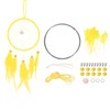 PATIKIL DIY Dream Catcher Kit, Making Dream Catcher Supplies Wall
