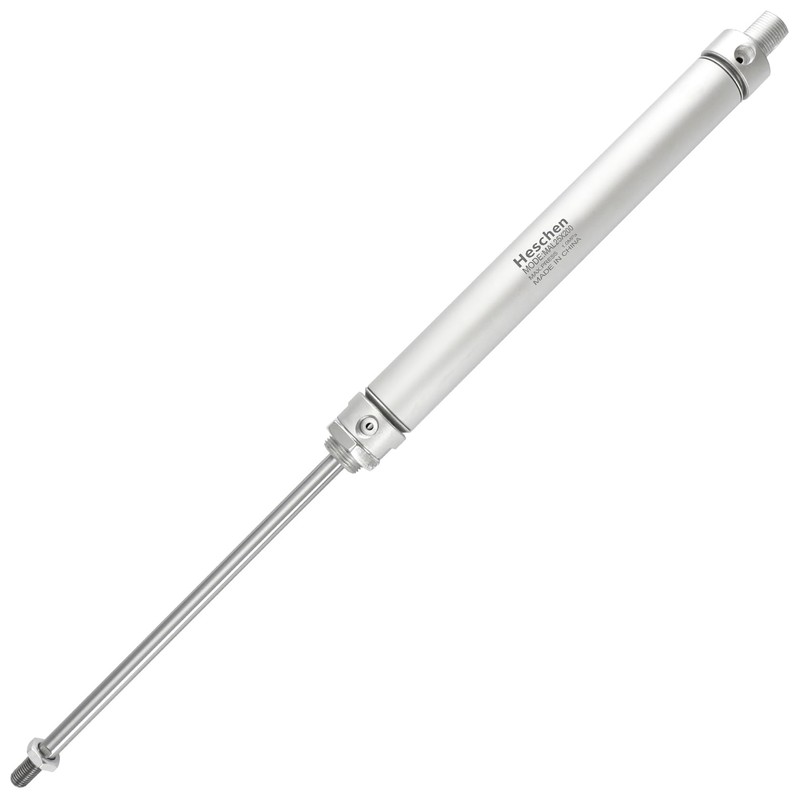 Heschen Pneumatic Slim Air Cylinder, MAL 25-200, PT1/8" Port, 25mm