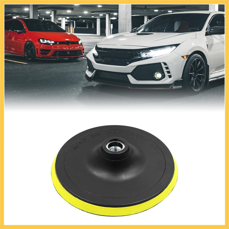 REPAIROCK 6 Inch Car Automotive M14x2.0 Pad Backing Plate Polisher