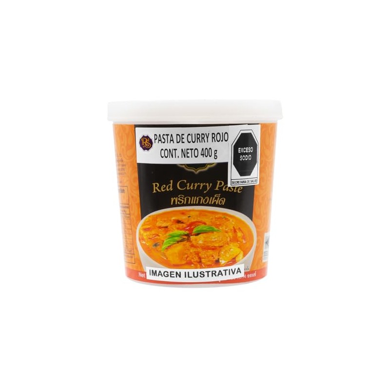 PASTA CURRY ROJA 400 gr