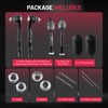 BDFHYK 6pcs Front Inner & Outer Tie Rod Ends Kit