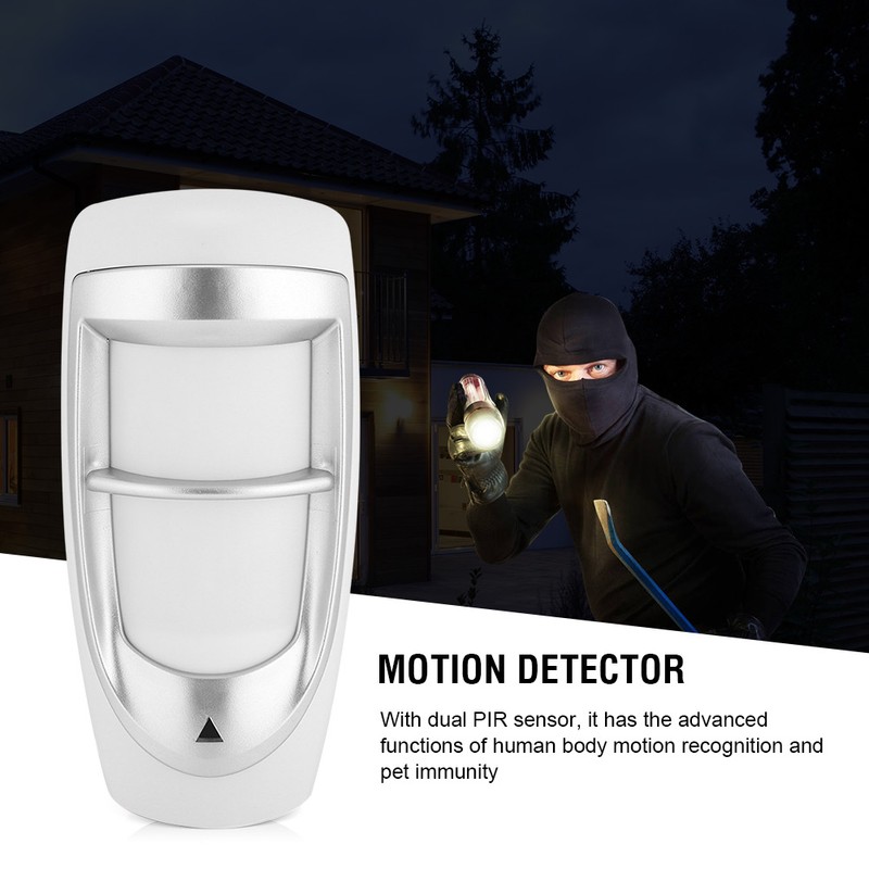 Outdoor Waterproof Wired Motion Detector Dual PIR Sensor Pet Immunity