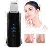 Face Skin Scrubber USB Rechargeable Peeling Machine Ultrasonic Exfoliating SkinCare(Black