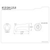 Kingston Brass K1213A2 Showerscape Tub Spout, Chrome