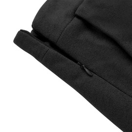 Black Midi Skirt for Women Fall Winter Clothes 2022 High Waisted Aline Pleated Skirts (Pure Black, M)