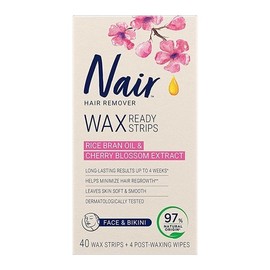 Nair Face & Bikini Line Hair Removal Wax 40+4 Sheets / 네어 얼굴비키니라인제모 왁스40+4매