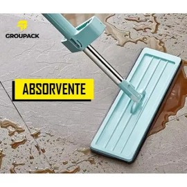 Trapeador Microfibra Fregona Plana Limpieza Total Mop
