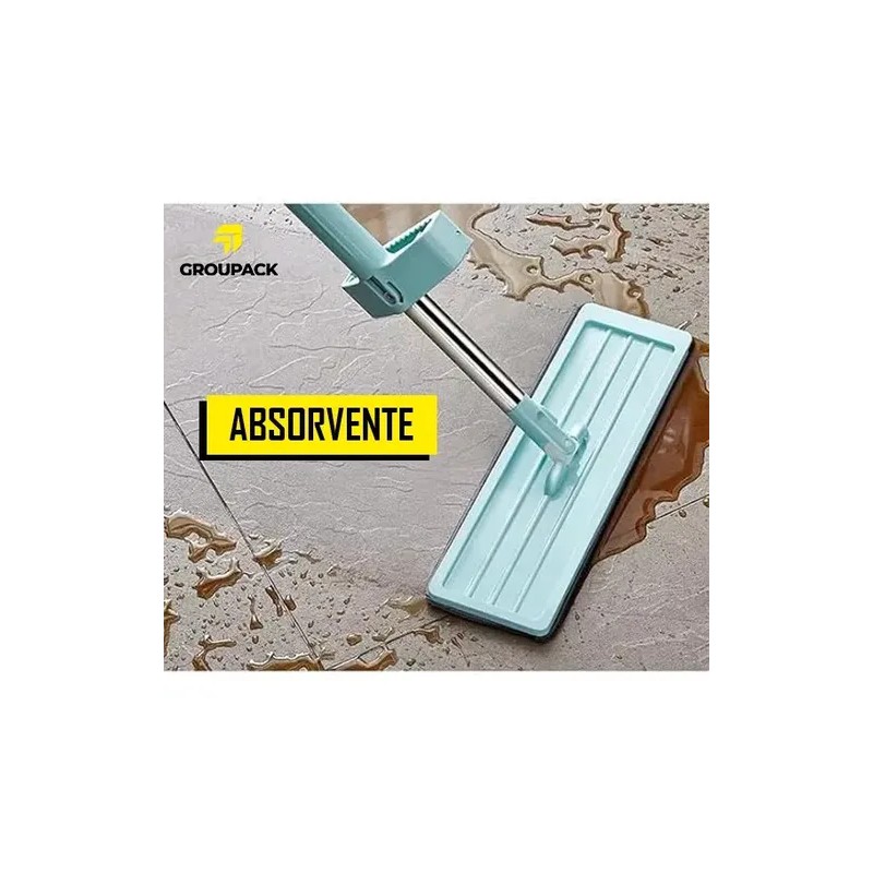 Trapeador Microfibra Fregona Plana Limpieza Total Mop
