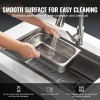 8 Pack 1/3 Size Hotel Steam Table Pan Anti-Jam Lid