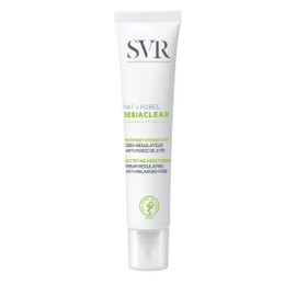 SVR Sebiaclear - Mat + Pores Trattamento Sebo Regolatore Opacizzante, 40 ml