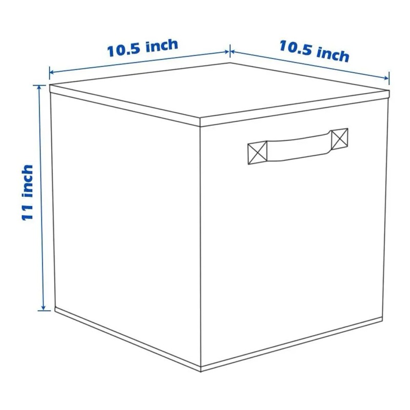 Cajas De Almacenamiento De Organizadora Tela Plegables/3pcs