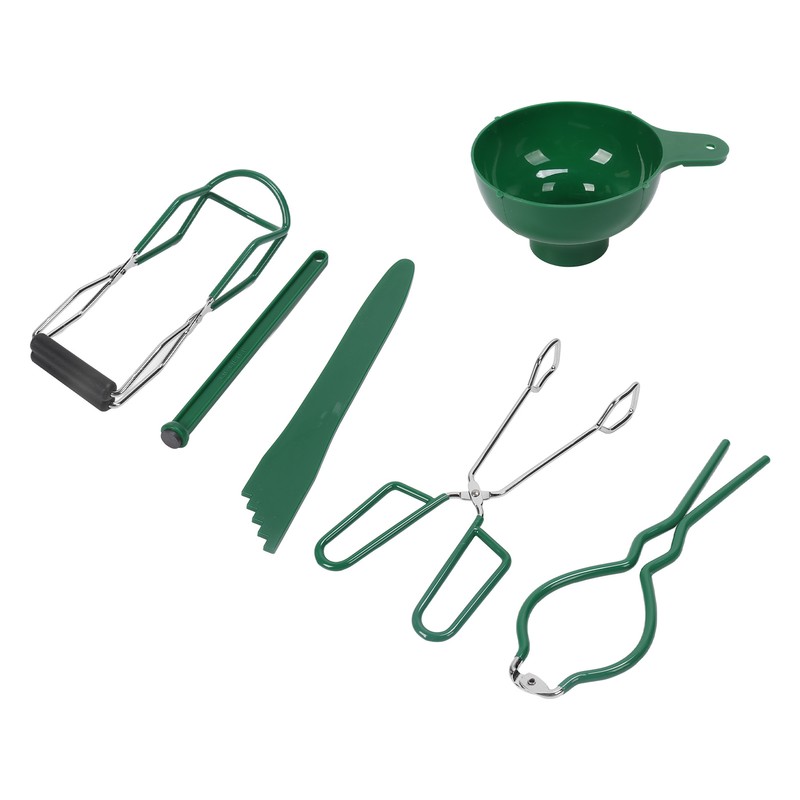6 Pcs Canning Kit Canning Funnel Tong Bubble Popper Jar