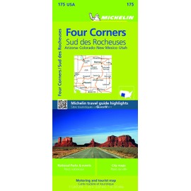 Southern Rockies - Zoom Map 175: Arizona-Colorado-New Mexico-Utah (Michelin USA, 175)