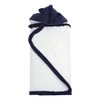 My Blankee Hooded Terry Luxe Towel, Navy, 26" x 42"