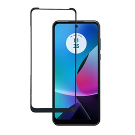 [2 Pack] Tempered Glass Screen Protector Frontier Protective Protector for Motorola Moto G Play 2023 Black