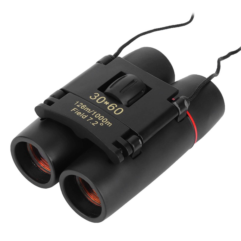 30x60 Zoom High Definition Folding Binocular Telescope for Outdoor Travel