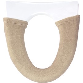 OKA Etoffe Toilet Seat Cover, For Toilets With Wash/Heating Features, Antibacterial, Odor Resistant, Beige