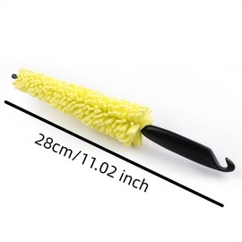 Car Tire Rim Detailing Cleaning Brush, Car Wheel Cleaning Tool with Handle, Professional Car Cleaning Brush Tool for Wheel, Car Wash Accessories