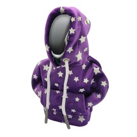 WINUERK Car Shift Gear Cover, Fashionable Sweater Hoodie Auto Gear Shift Knob Protector, Upgrade Star Sweater Shifter Hoodie for Knob Cover Gift, Universal Car Interior Accessories for Most Cars