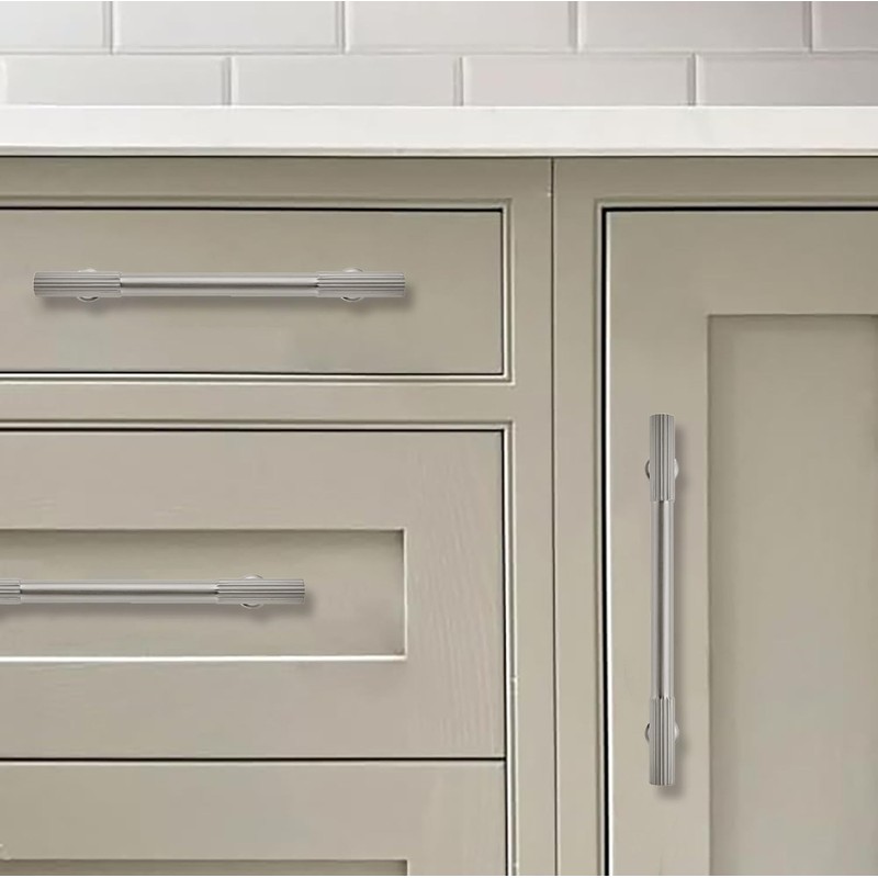 khtumeware 3-3/4 Inch Hole Center 2 Pack Brushed Satin Nickel