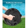 Cordless Robotic Pool Cleaner for Flat Bottom Pools - 90Min