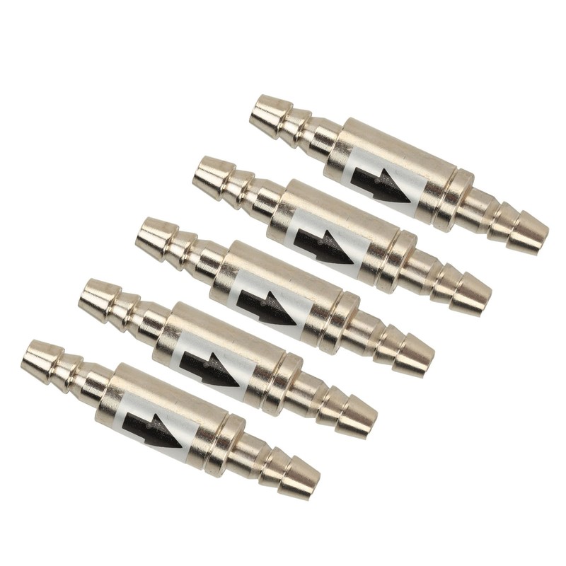 5Pcs 1 Way Check Valve Stainless Steel CO2 Check Valve