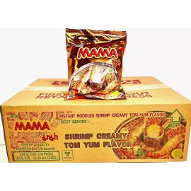 Mama Shrimp Creamy Tom Yum Instant Noodles 1.94 oz x 30 Packs~US SELLER~6/2025