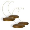 BANBERRY DESIGNS Premium Wood Ornament Stand for Displaying That Special