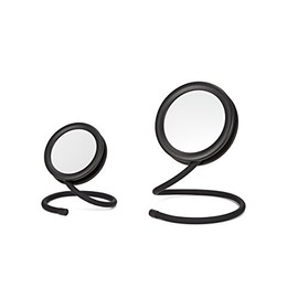 Joy Mangano Handy Hook Espejos, Negro, 1, 0.8