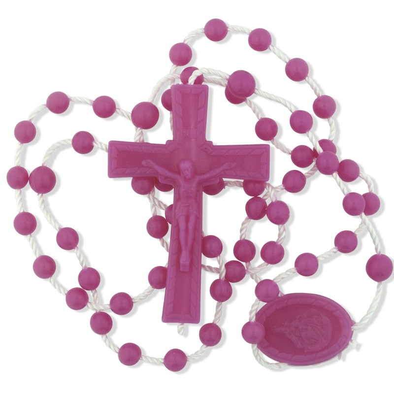 Plastic Economy Rosary - Made in Italy (Purple)