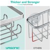 YASONIC Corner Shower Caddy, 3-Pack Adhesive Bathroom Caddy with Soap