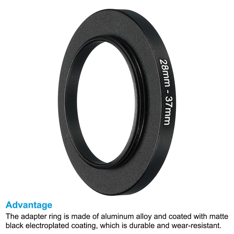 PATIKIL 30.5mm-37mm Metal Step Up Ring, Camera Lens Filter Adapter